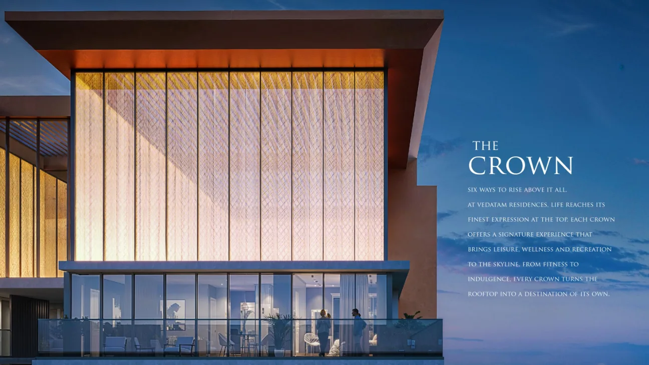 The Crown rooftop lifestyle spaces artistic impression