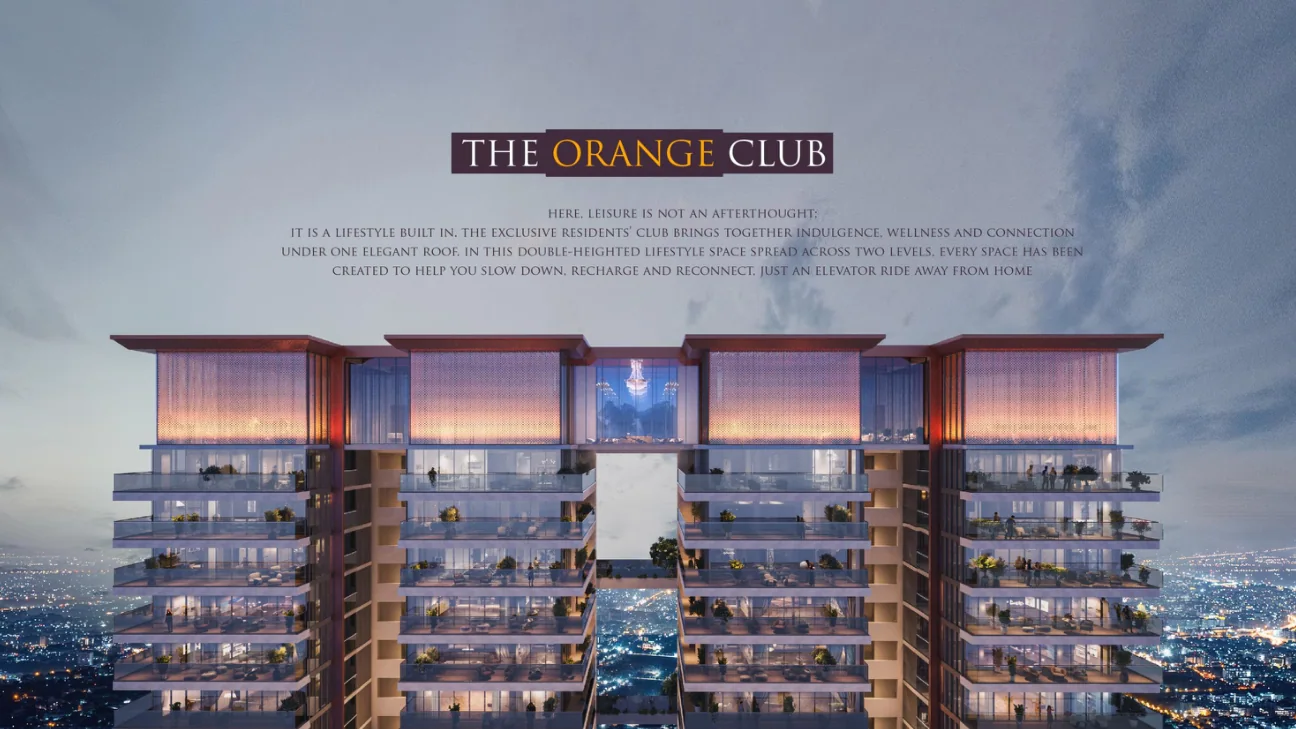The Orange Club double-height lifestyle floors artistic impression